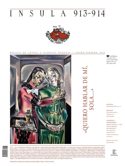 Title details for "Quiero hablar de mí, sola..." by AA. VV. - Available